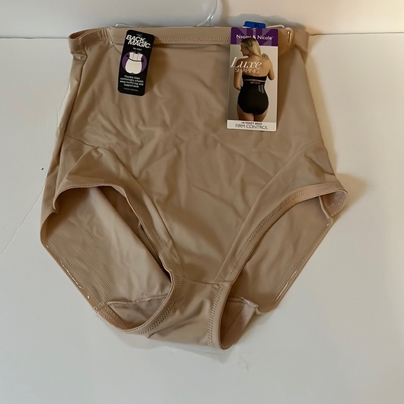 Hi Waist Firm Control Brief Warm Beige Shapes Waist Naomi & Nicole - Picture 1 of 8